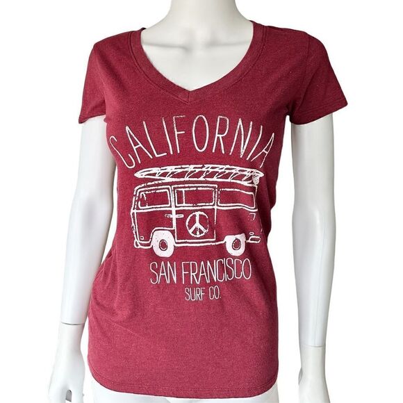 Woman’s SF California V Neck T-shirt,Sz, M - Picture 1 of 5